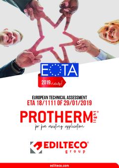 Protherm Light has obtained ETA certification!