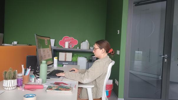 Mom, is this where you work?
