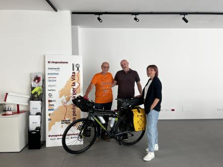 “I guess I’m a bit crazy” Edilteco supports Enrico Monari’s cycling journey to North Cape