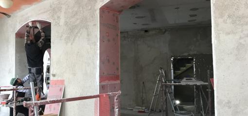Insulation of arches and soffits