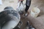 Self-levelling floor smoothing