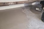 Self-levelling floor smoothing