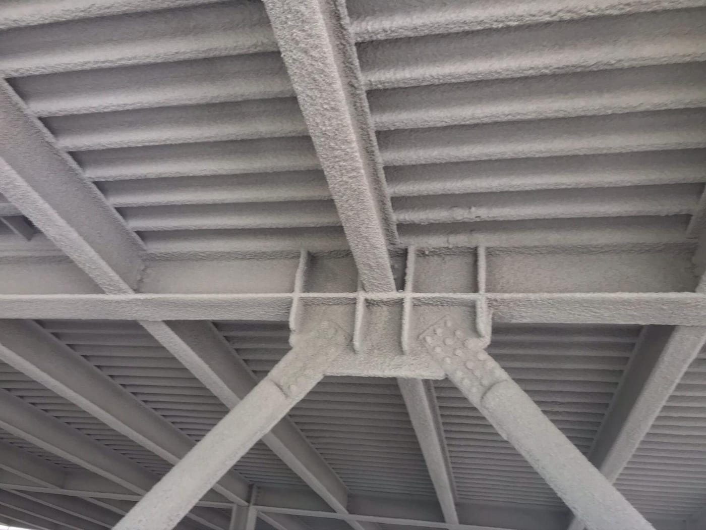 Steel structure protected with Protherm Light (University of Camerino)